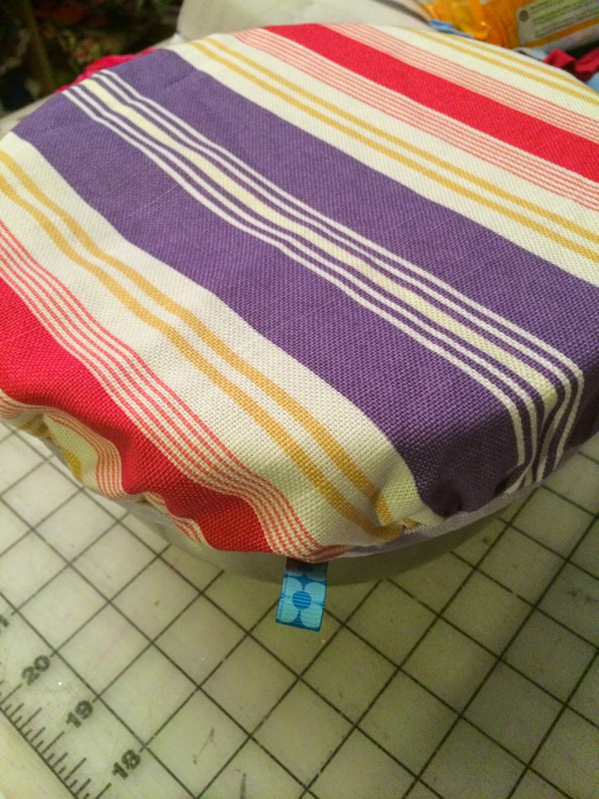 MotherGoose Designs DIY reusable bowl (or plate or casserole dish) cover